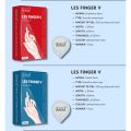 Bao cao su ngón tay Juncai LES FINGER hộp 10 cái, bcs ngón tay siêu mỏng nhiều gel hương hoa quả dịu nhẹ. 