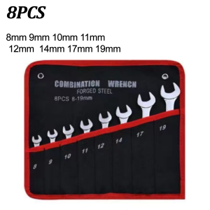 ZC 8-24mm Combination Wrench Set 8/12/14/16PCS Professional Heavy Duty Socket Spanner Tool Kit for Car Motorcycle Repair