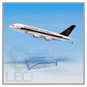 LEO 16cm 1:400 SINGAPORE AIR Airbus A380 airplane models toys for kids car for kids kids toys toys for boys