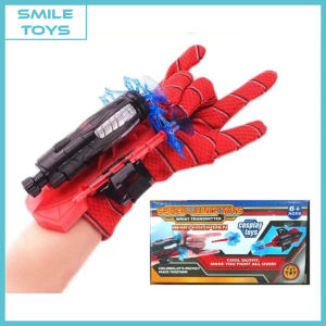 Smile - Mainan Anak Sarung Tangan Spiderman Shooter Tembak Jaring Spider - Mainan Super Hero Anak