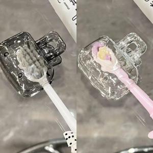5 cái kẹp che đầu bàn chải đánh răng di động vỏ bảo vệ chống bụi chống mầm đầu du lịch đi bộ đường dài cắm trại phụ kiện phòng tắm