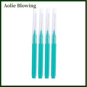 Aolie 10pcs Bendable Micro Brushes Disposable Microbrush Applicators Eyelash Extensions Eyelash Glue Cleaning Brush for Eyelash