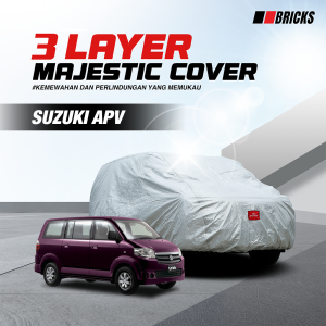 3 Layer Cover APV Sarung Mobil Outdoor Anti UV & Waterproof BRICKS