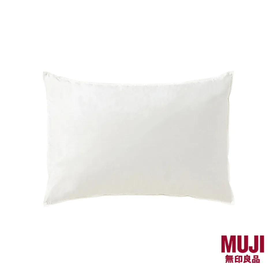 Muji store feather pillow