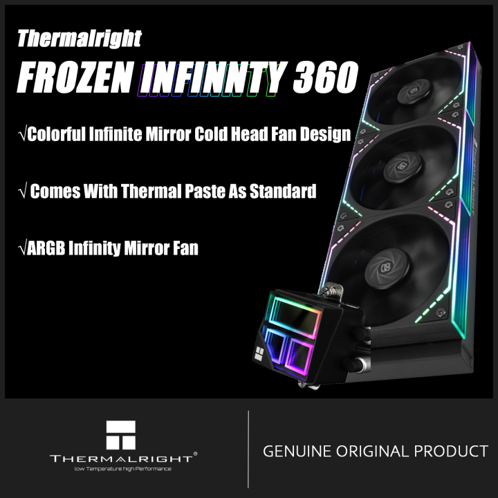 Thermalright FROZEN INFINITY 360 BLACK&WHITE AIO CPU Liquid Cooler ...