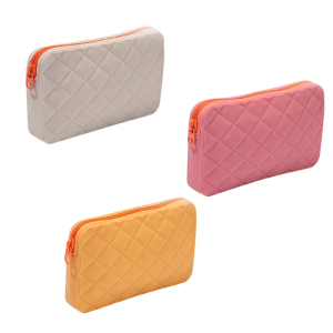 Dung tích lớn Túi đựng bút chì Silicone túi đựng bút chì bút chì trường hợp bút trường hợp túi đựng bút mỹ phẩm Túi lưu trữ đồ dùng học tập