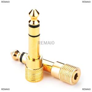 [COD] REMAI0 6.5mm Male Plug To 3.5mm Female Jack Stereo Headphone Audio Adapter Home Connectors Adapter Microphone 6.5mm To 3.5mm Audio Adapter Microphone Amplifier Conversion Head