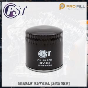 PST Oil Filter 15208-BN30A (OF-3137) - Nissan Navara (3rd Gen) 2015-Present