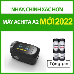 Máy đo nồng độ oxy trong máu spo2 ACHITA A89 Chip nhập khẩu và công nghệ quang học giúp đo cực chính xác máy đo spo2 được chứng nhận FDA của Mỹ về chất lượng bảo hành 6 tháng - Shop MANIA