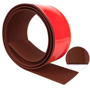 GLOBECART Carpet To Tile Floor Transition Strip Self Adhesive Wear-resistant Edging Trim Strip  Flat Floor Joining Strip for Doorway
