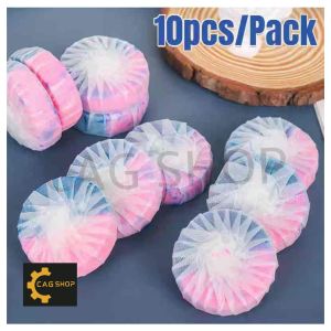 CAG SHOP Household Bathroom Powerful Stain Remover Blue Pink Bubble Toilet Cleaner Flush Tank Automatic Toilet Bowl Cleaner