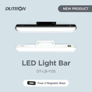 DUTRON LED Light Bar Magnetic Portable - Putih & Hitam