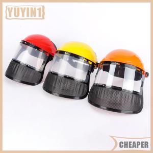 [COD] EHBqna SPORTS หมวกกันน็อคป้องกันความปลอดภัยสำหรับทำสวนกันน๊อควัชพืชกันน๊อคพร้อมหน้ากากตาข่ายแบบเต็มหน้าสำหรับตัดแปรงไม้ซุงป้องกันการป่าไม้