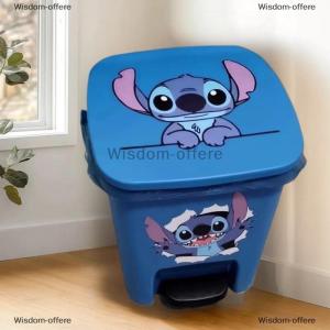 [COD] Wisdom-offere 1 Sheet Garbage Can Door Sliding Door Cabinet Refrigerator Decorative Decals Cute Stitch Anime Cartoon Stickers