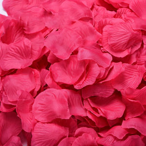 50g cánh hoa hồng VI116 bằng vải lụa khoảng 5cm (350-500 cánh) dùng trang trí phòng cưới nơi tỏ tình hoa giả trang trí