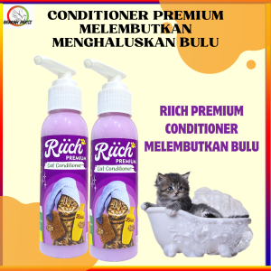 CONDITIONER PREMIUM KUCING MELEMBUTKAN MENGHALUSKAN MERAWAT BULU