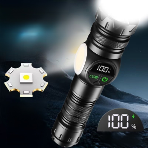 Multi-function Flashlight Wide Irradiation Range Dual-purpose Portable Flashlight Zoom