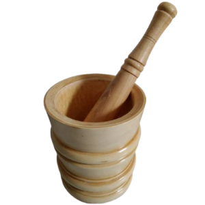 Promo!! Set Lumpang Kayu + Alu mahoni Ukuran Kecil / Penumbuk Bumbu Berkualitas