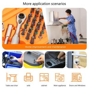 Screwdriver Set 42 in 1 Socket Wrench Kit Magnetic Small Ratchet Screwdriver Torque Wrench Tool Set Rod for Home Repeir