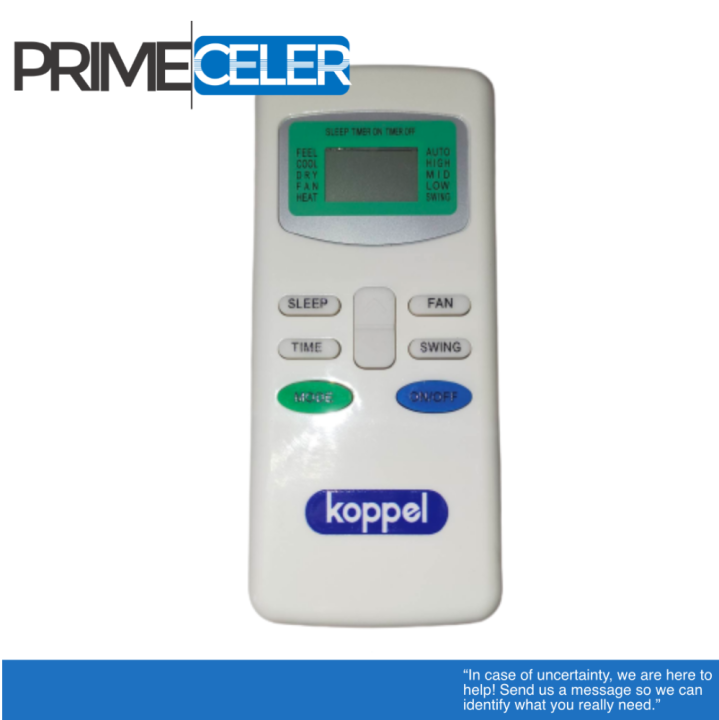Remote Control for Koppel Aircon Unit (Model KSW09R5B ) Lazada PH