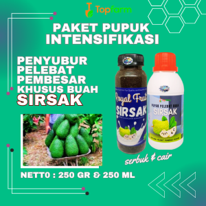 Pupuk Cepat Buah Sirsak / Pupuk Booster Buah Sirsak / Pupuk Pohon Sirsak / Pupuk Pelebat Buah Sirsak / Pupuk Buah Sirsak