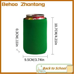 Behoo Beer Sleeves Camping Can Cup Soda Cover Neoprene Drink Cooler Portable Bottle Outdoor Sleeve for Party Wedding Birthday