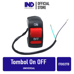 Tombol-Saklar-Swit-Switch On-Off 2 Stang-Setang Tombol Lampu-Klakson Untuk Semua Jenis Motor-Universal