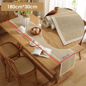 L&L Table Runners cloth Handmade Natural Holiday Wedding Banquet Decoration Kitchen Table Cover Creative Housewarming桌布