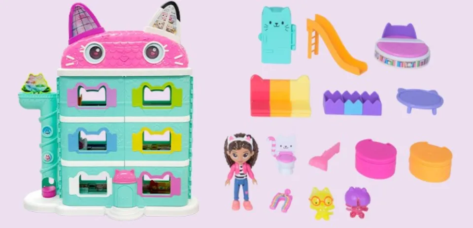 Gabby出品　まとめて15個 100% Authentic] Gabby's Dollhouse with Lift ○ Spinmaster