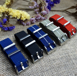 JUELONG Premium-Grade Nylon Watch Strap - New Design French Troops Parachute Bag Elastic Straps - 20mm 22mm - Stainless Steel Buckle - Suitable for All Brands - Dispatch in 1-3 Days