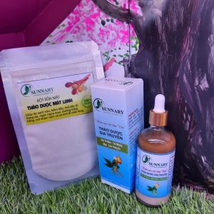 Thảo dược cốt có bột nhân sâm Sunnary tái tạo da 30ml làm sạch hiệu quả mụn nám bong nhanh có sưng đỏ tái tạo mạnh nhanh (tặng kèm giảm sưng)