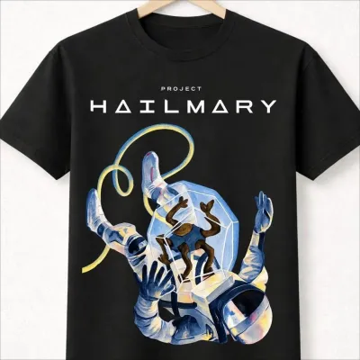 [2026 New] Baju Project Hail Mary Movie 100% Cotton 200GSM Heavyweight Tak Jarang S-5XL