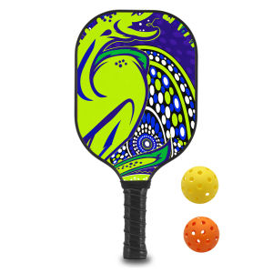 Lightweight Pickleball Paddle with Comfort Grip and Durable Fiberglass surface for Indoor/Outdoor sport racks ID 60625-165445124