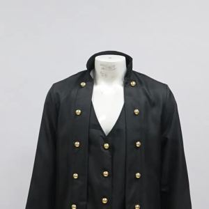 ชุดคอสเพลย์ฮาโลวีน เสื้อโค้ทผู้ชาย สไตล์สตีมพังค์ ยุคกลาง เสื้อโค้ทยาว สไตล์เร กอธิค วิคตอเรียน