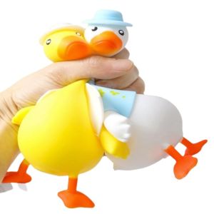 OUREAL Animal Duck Shape Squeeze Toys Slow Rising Cartoon Decompression Toy  Sitting Sensory Fidget Toy For Kids