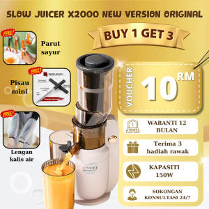 (1-year warranty – Exchange for defective units) High-quality food-grade low-speed wide-chute slow juicer (affordable price)