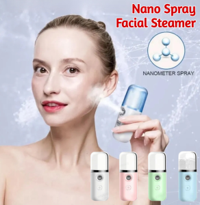 Nano Facial Steamer Mist Spray Eyelash Extensions Cleaning Pores Water Moisturizing Hydrating Face Cute Mini Handheld Sprayer