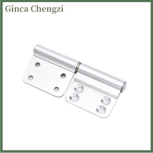 Ginca บานพับประตูอลูมิเนียมแบบธงสีดำบานพับประตูห้องครัวแบบถอดได้ X2