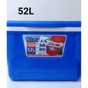 52 LITERS HIGH QUALITY Zooey HIGH-QUALITY COOLER BOX Polar Ice Box Chest Insulated Cooler Ice Box Large/Water Jug/ICE BOX/COOLER BOX