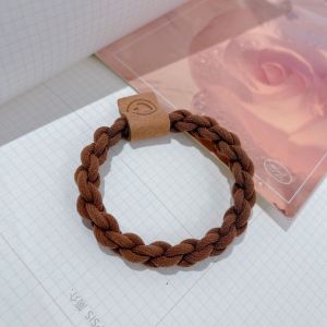 Daily Heart Elastic Hair Bands for Girls Ponytail Holder Hair Tie Black Scrunchie Kids Hair Accessories for Women