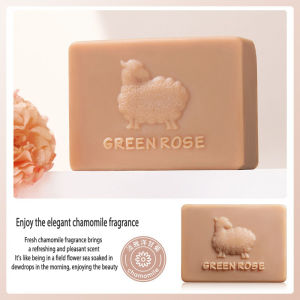 Image Beauty Honey Goat Milk Essential Oil Soap Handmade Soap Cleansing Bath Makeup Removal Soap Handmade Soap Washing Face Gift Box Set