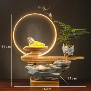 Water Fountain Indoor Feng Shui Water Feature Decorative Items Display Decorative Accessories Water Fountain Indoor Water Fountain Decoration New Chinese Style