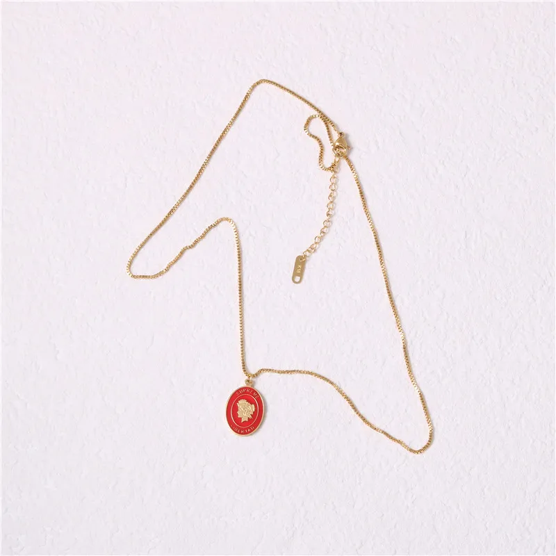 SS19 Supreme Libertad Gold Pendant Free Witness Head 14K Gold