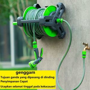 30M Hose Reel Set Gulungan Selang Dengan Selang Air Selang Air Tahan Lumut
