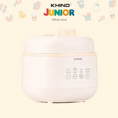 [Online Exclusive] KHIND Junior Baby Porridge Cooker Double Boiler (1L) BP10