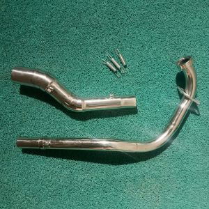 370mm Akrapovic fullsystem w/silencer--Sniper 155 stainless elbow