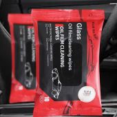 [SG] Car Mirror Wipes Glass Oil Film Cleaning Wipes/ Glass Stain Remover