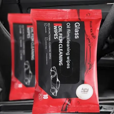 Car Mirror Wipes Glass Oil Film Cleaning Wipes/ Glass Stain Remover