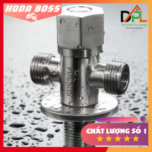 Van chữ T 3 ngã giảm áp van chia nước cho vòi xịt vệ sinh và bồn cầu chất liệu INOX SUS 304 bền bỏ chống gỉ sét