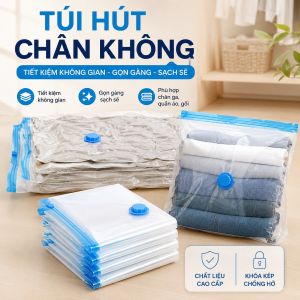 Túi Hút Chân Không Túi Nén Quần Áo Túi Đựng Chăn Ga Gối Chống Ẩm Mốc Tiết Kiệm Không Gian Dùng Cho Gia Đình Và Du Lịch